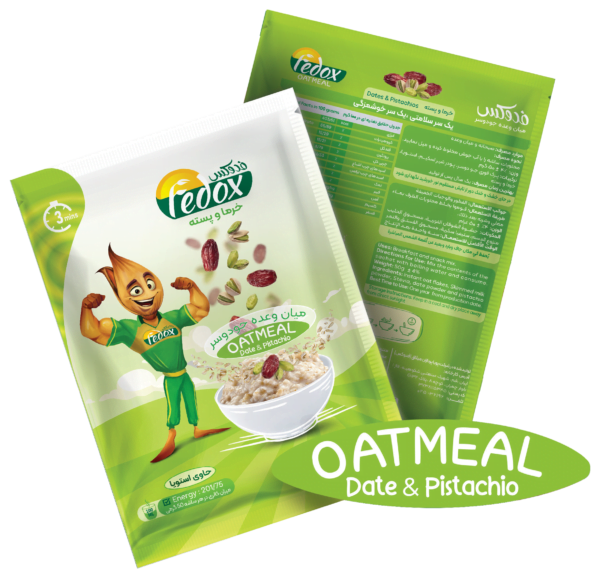 OATMEAL Dates and Pistachio Flavor - Discover the Best Organic Instant Oatmeal