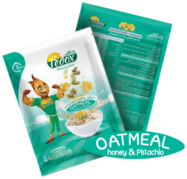 OATMEAL Honey and Pistachio Flavor - Discover the Best Organic Instant Oatmeal